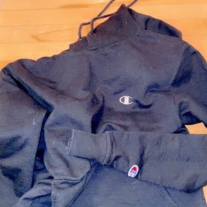 Black champion sweater